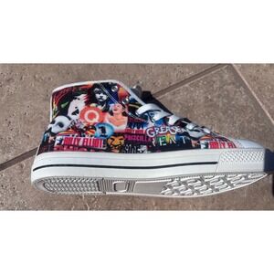 Converse Style Broadway High Top Sneakers theater size 7 custom made